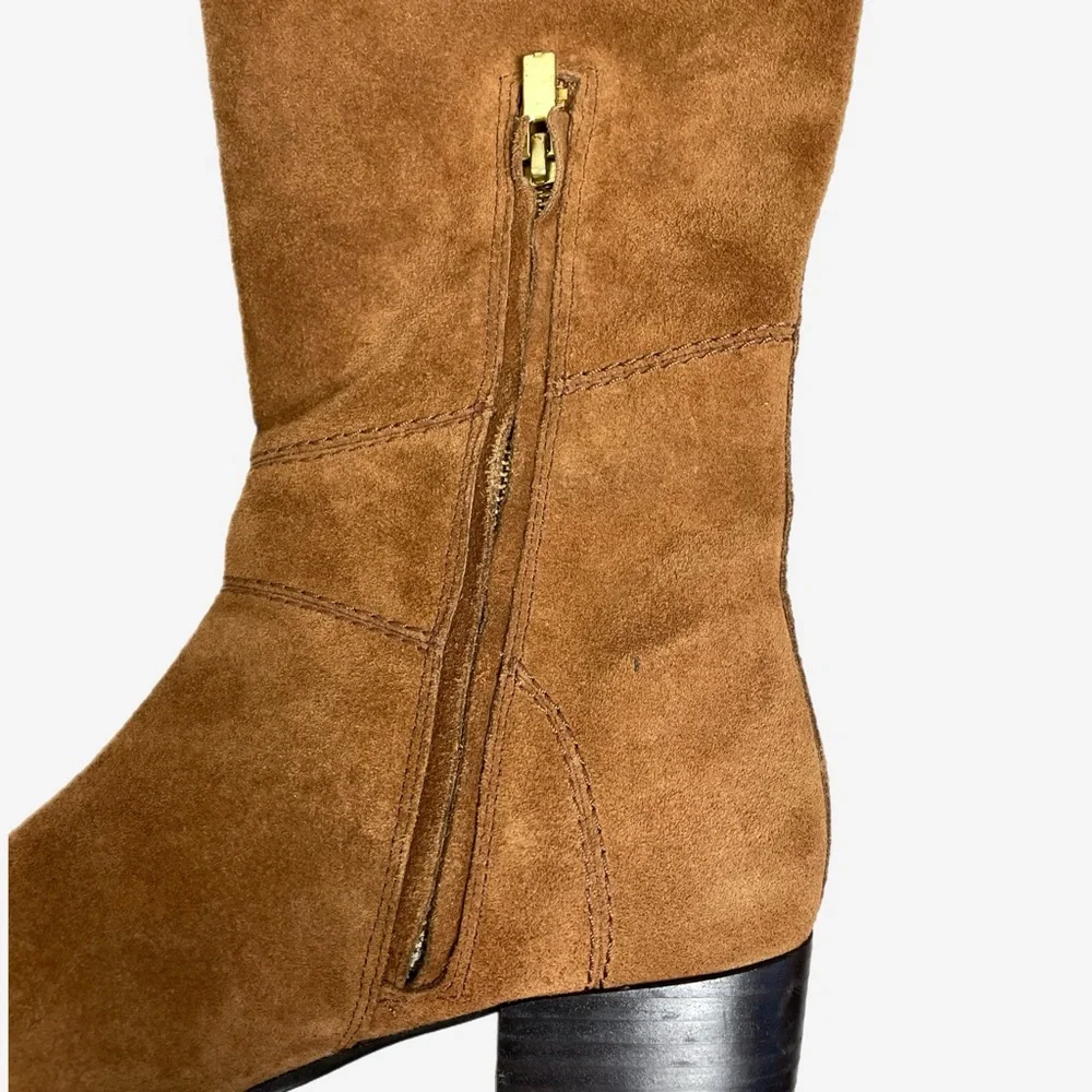 Joie Brown Reeve over the knee suede boots preppy boho western equestrian 5.5